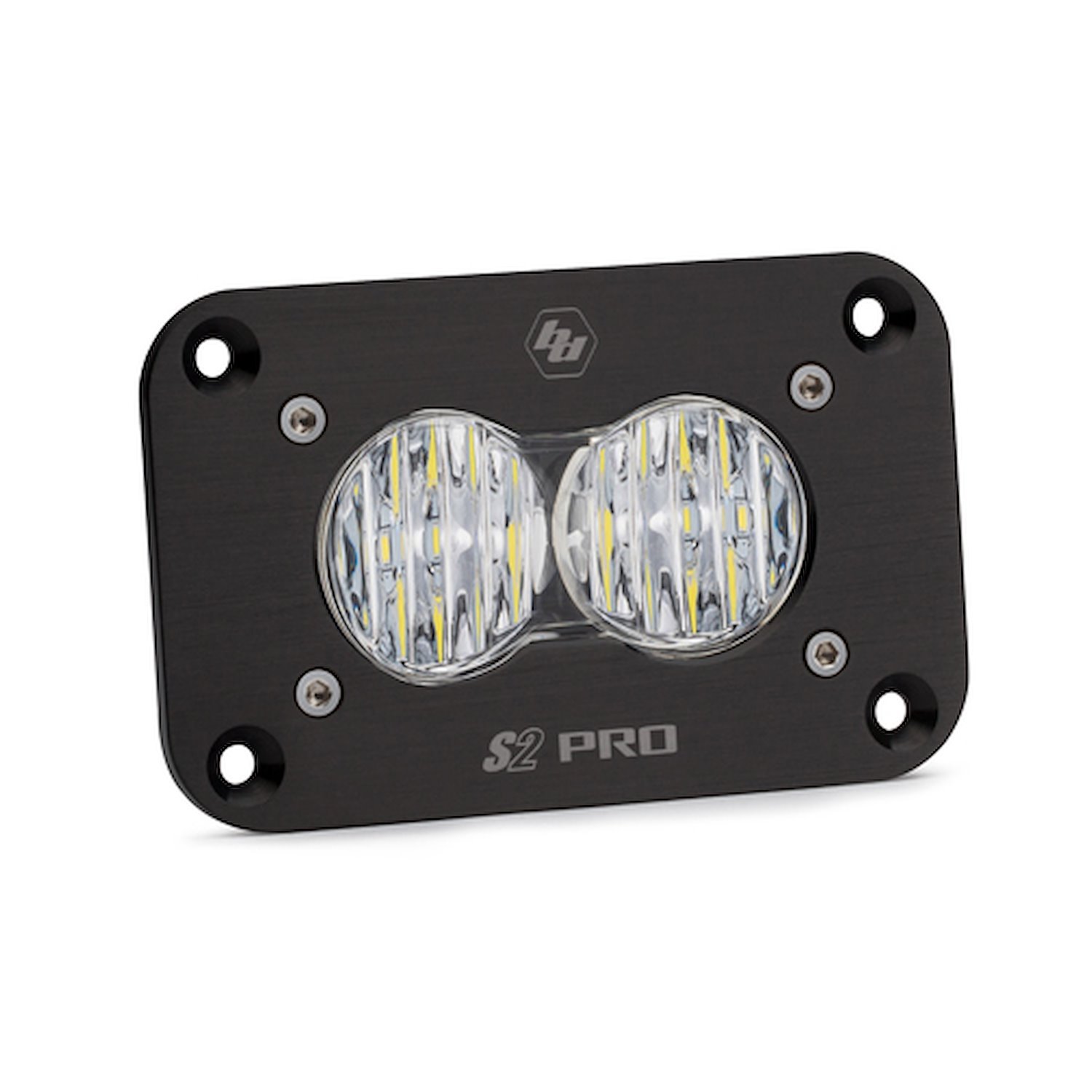 S2 Pro Black Flush Mount LED Auxiliary Light Pod [Universal]