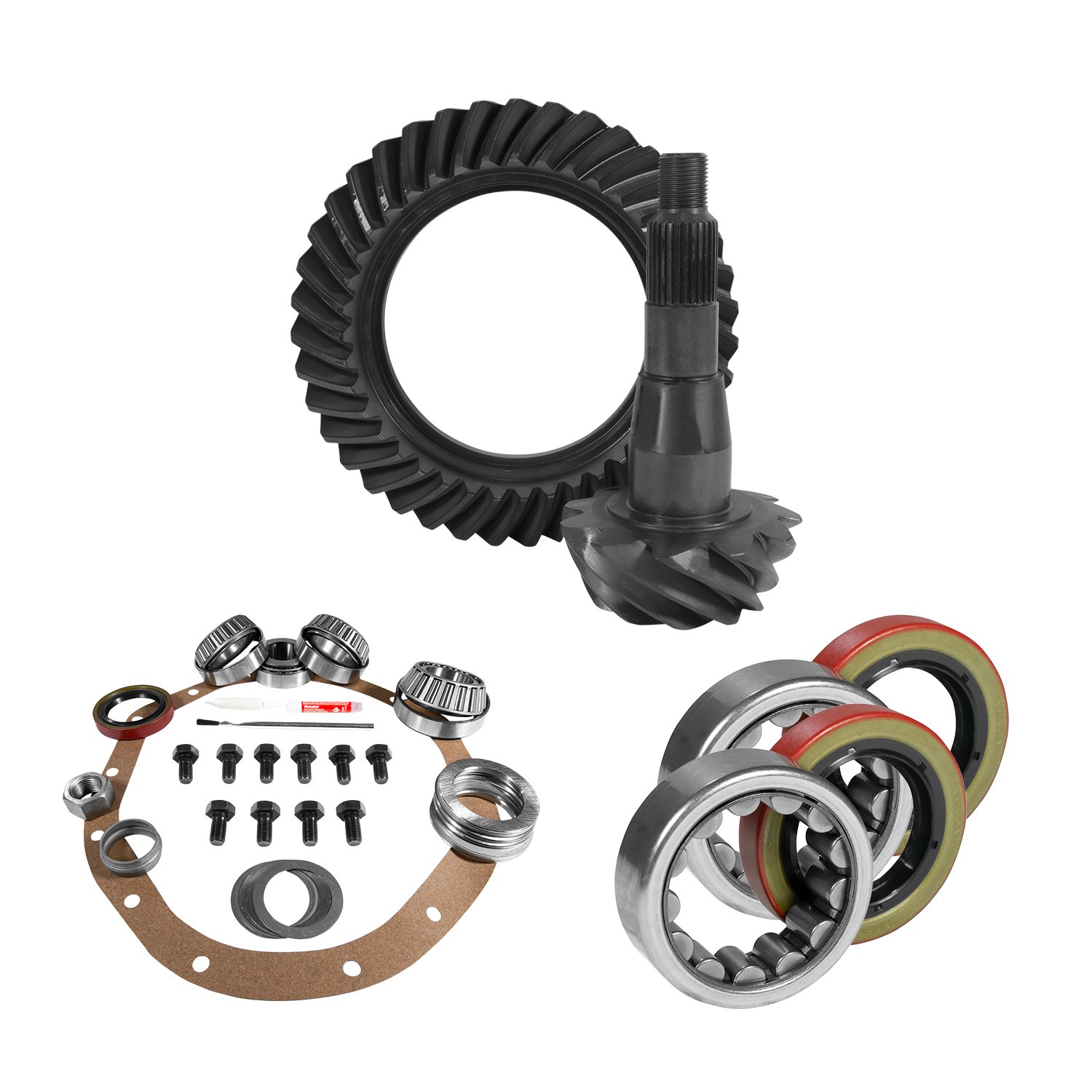 USA Standard 10782 9.25 in. Chy 3.55 Rear Ring & Pinion Install Kit, 1.62 in. Id Axle Bearings & Seal