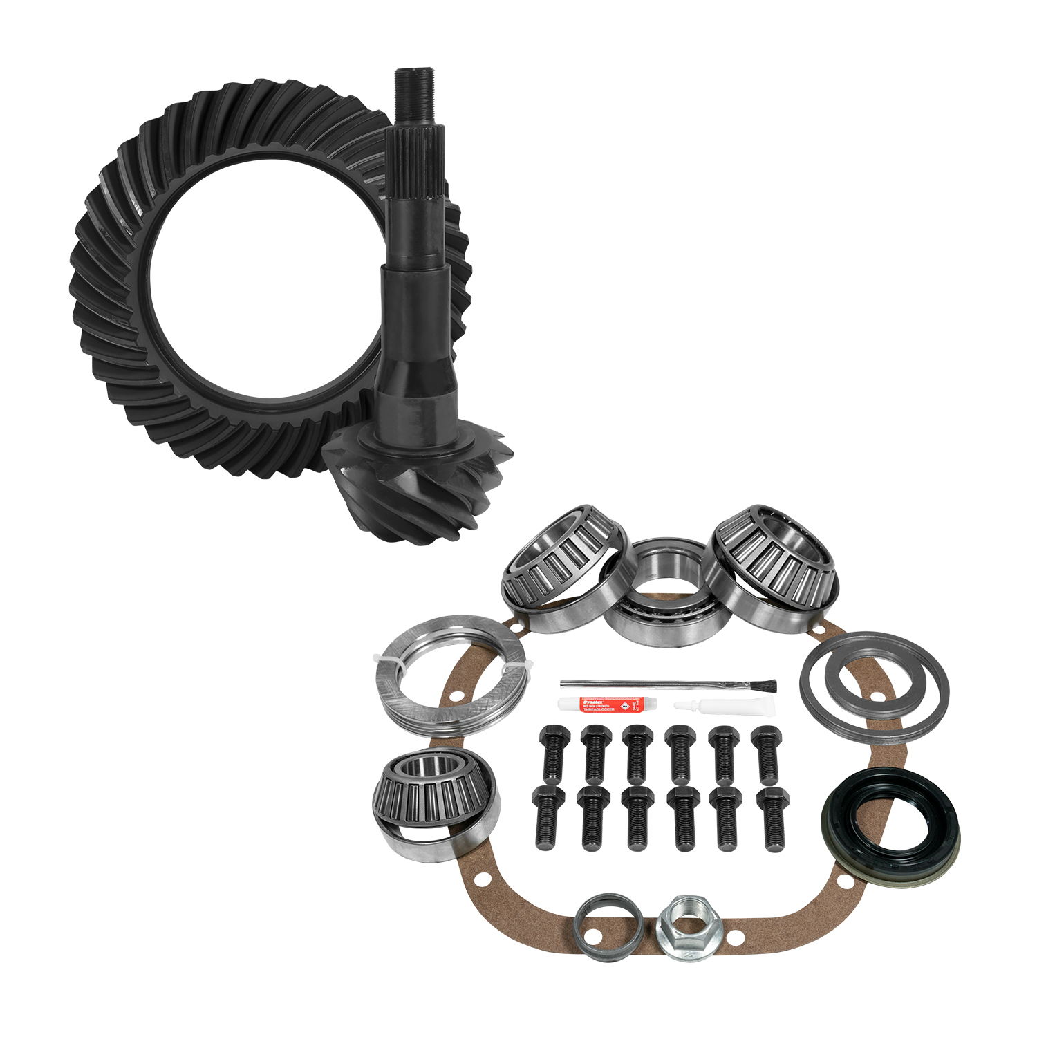 USA Standard 10848 Ring & Pinion And Install Kit, 10.5 in. Ford, 3.73 Rear