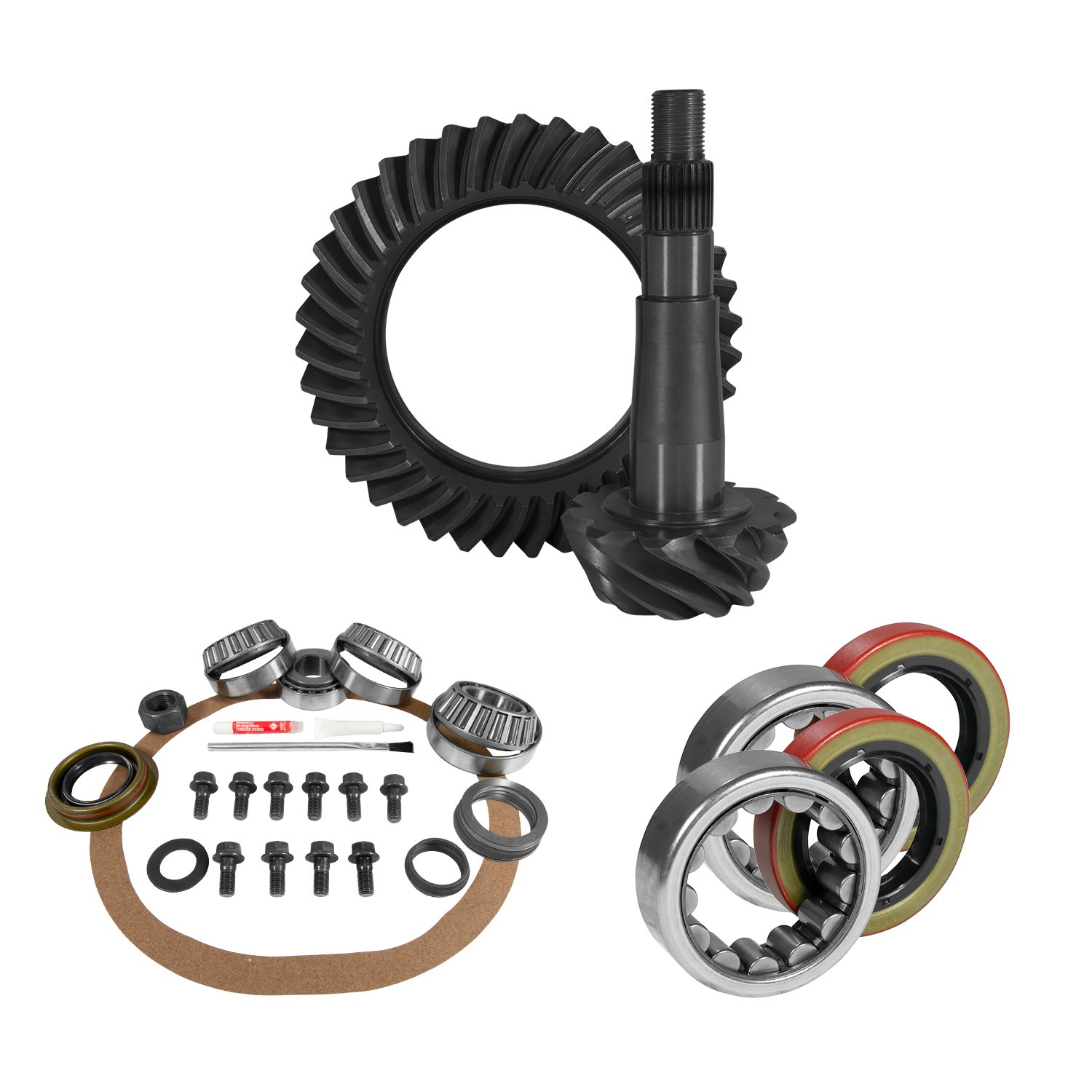 USA Standard 10899 8.25 in. Chy 3.55 Rear Ring & Pinion Install Kit, 1.618 in. Id Axle Bearings & Seals