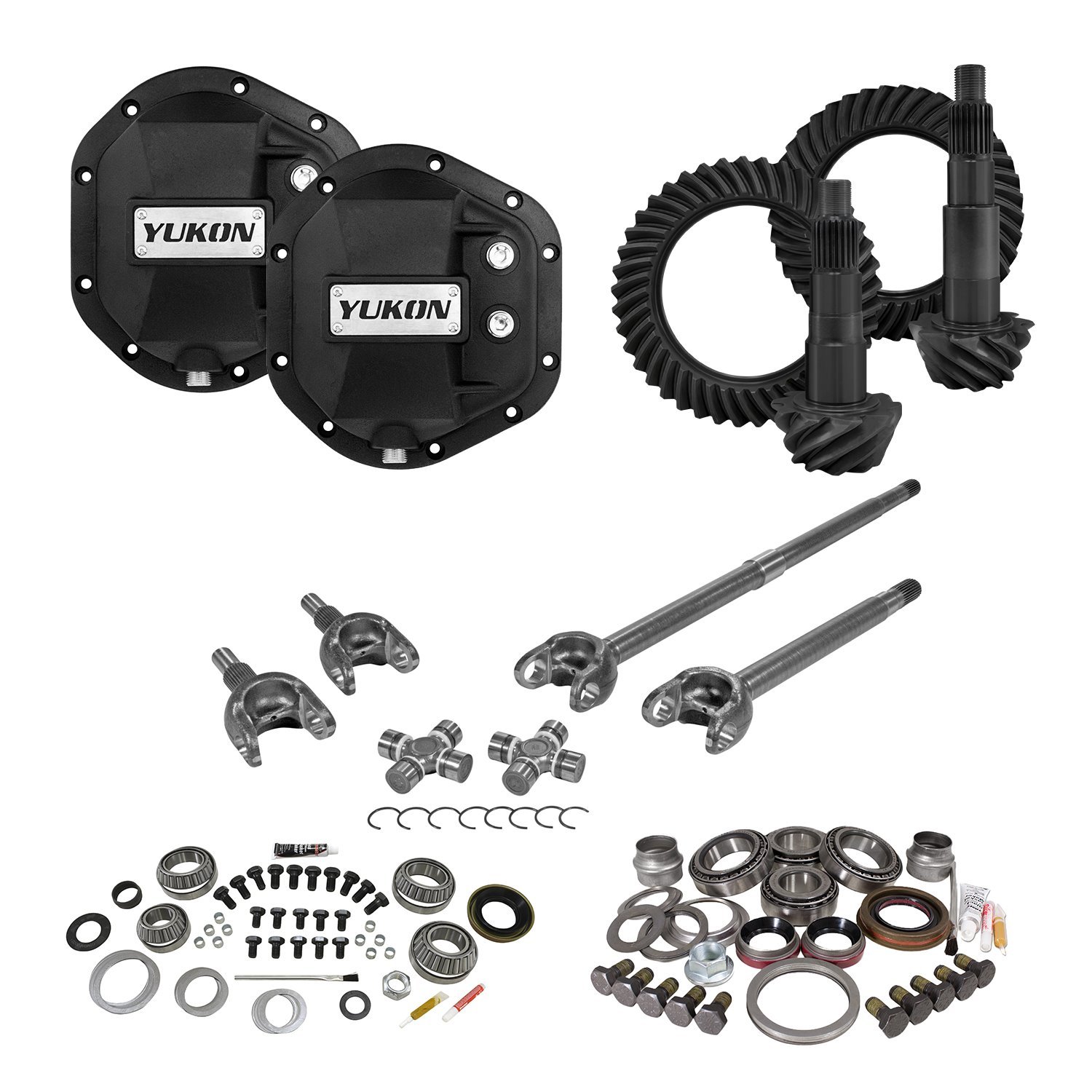 Stage 3 Jeep Jk Re-Gear Kit W/Covers, Front Axles, Dana 44, 4.88 Ratio