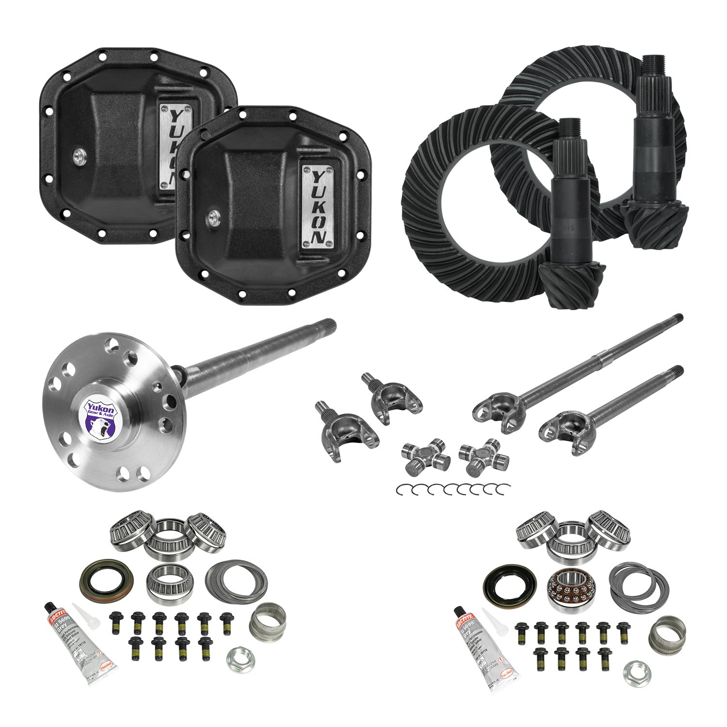 Stage 4 Jeep Jl Re-Gear Kit W/Covers, Fr/Rr Axles, Dana 30/35, 4.11 Ratio