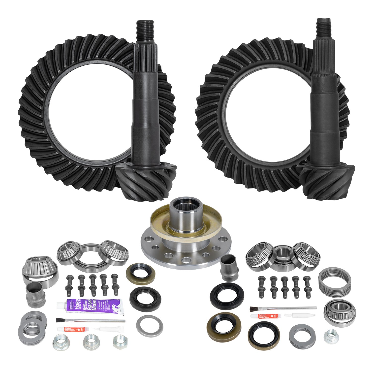 Ring & Pinion Gear Kit Package Front & Rear With Install Kits - Toyota 8/7.5R