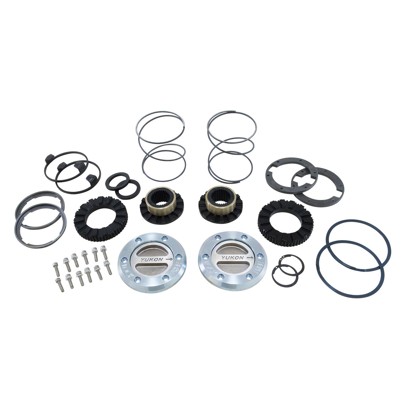 Hardcore Locking Axle Hub Set Fits 1979-91 GM, 1978-97 F350 and 1979-93 Dodge One-Ton Fronts with Dana Spicer 60