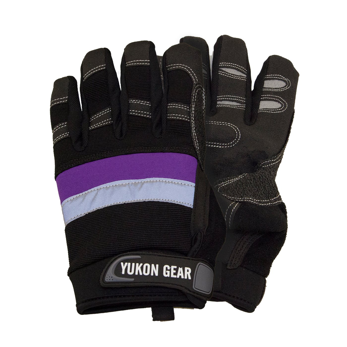 Recovery Gloves With Textured Rubber Palms And Fingers And Nylon Upper