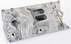 Aluminum Intake Manifold Chevy 283-400 with Vortec Cylinder