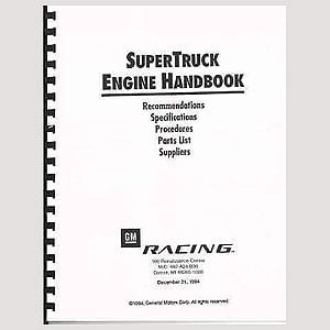 SuperTruck Engine Handbook 16 Pages