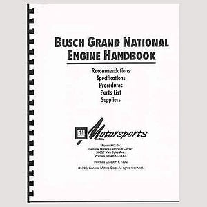 Busch Grand National Build Book 17 Pages