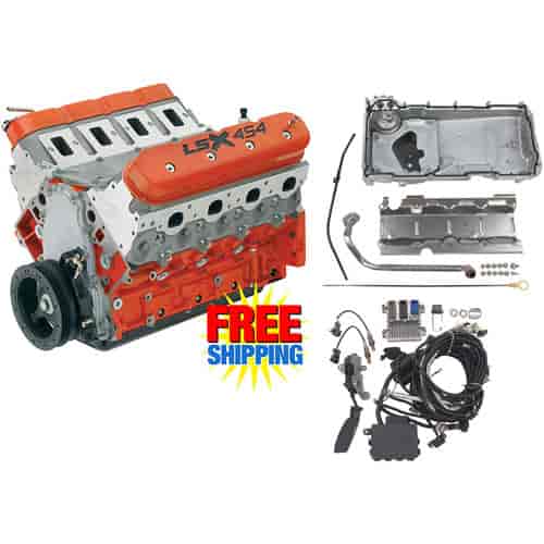 LSX454 454ci Engine Kit EFI Applications Includes: