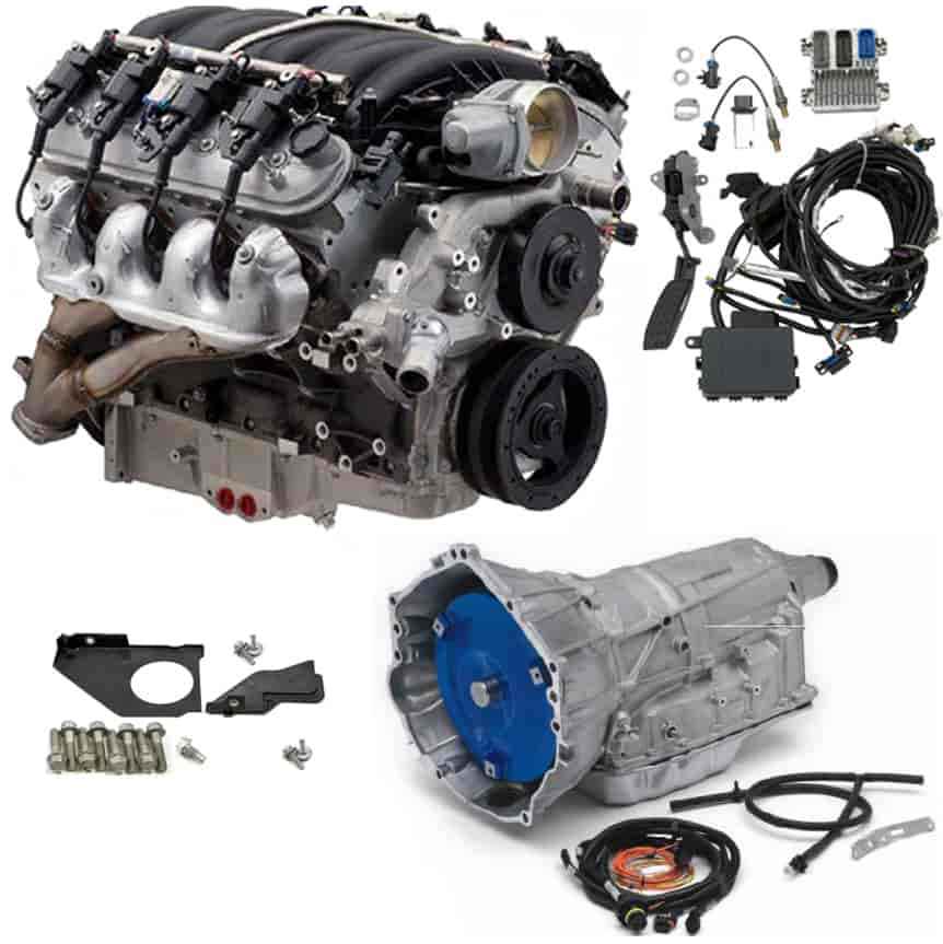 LS7 7.0L Connect & Cruise Powertrain System with Supermatic 6L80-E Automatic Transmission