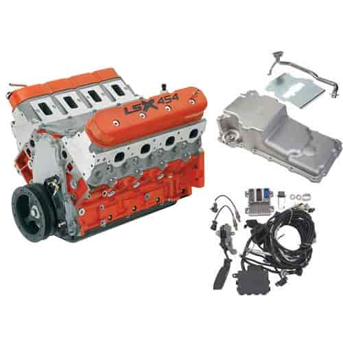 LSX454 454ci Engine Kit with Retrofit Oil Pan, EFI Applications