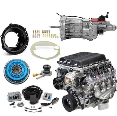 GM Gev V LT5 Supercharged 6.2L Crate Engine Connect & Cruise Powertrain System with T56 Super Magnum Transmission