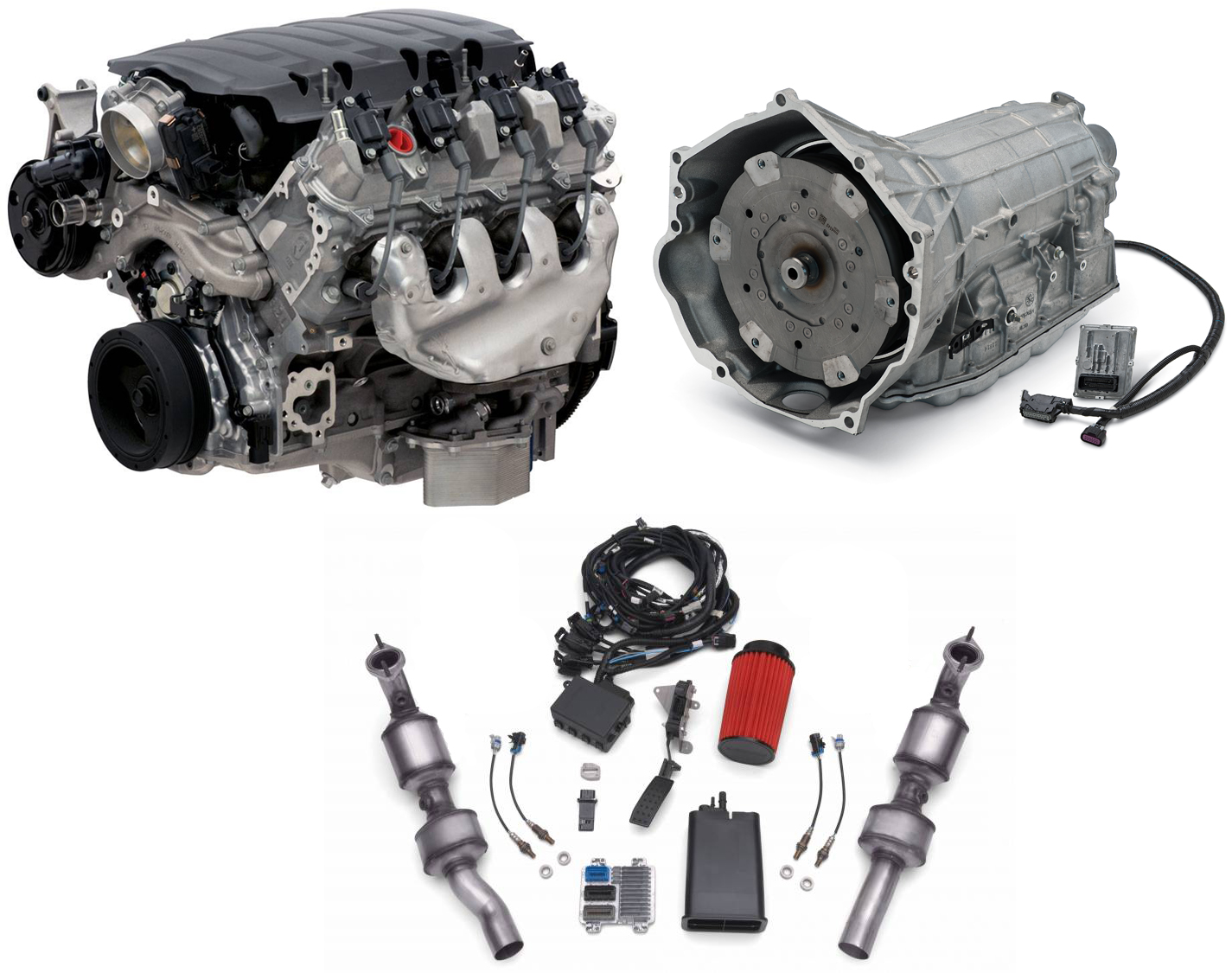 E-ROD LT1 6.2L Connect & Cruise Powertrain System with Supermatic 8L90-E Automatic Transmission