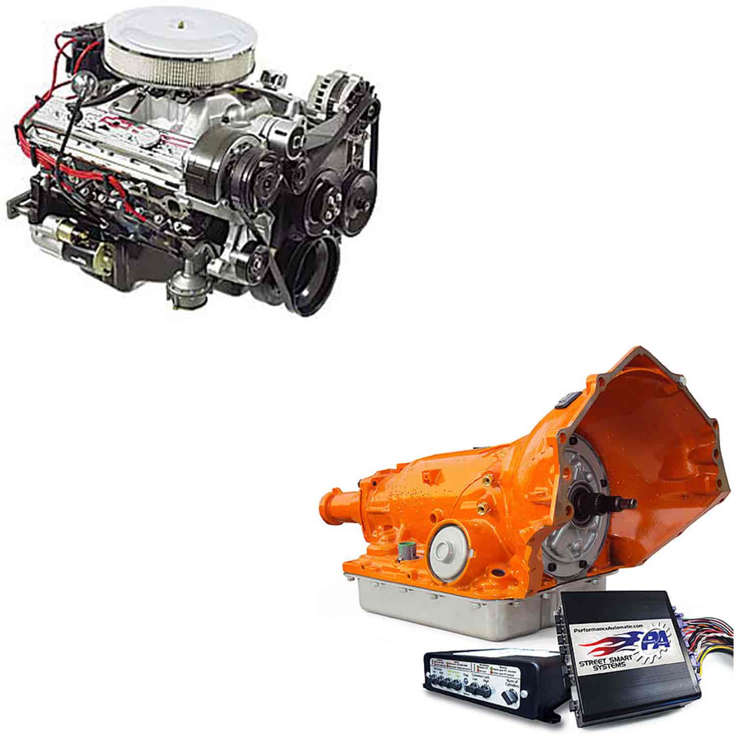 350 HO Turn-Key Engine and 4L60E Trans Kit