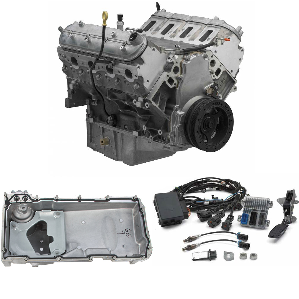 GM LS376/525 6.2L LS3 Base Crate Engine Kit [525 HP 486 ft.-lbs of TQ]