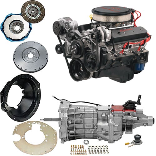 SP383 EFI Turn-Key 383 ci Connect & Cruise Powertrain System with T56 Super Magnum Transmission