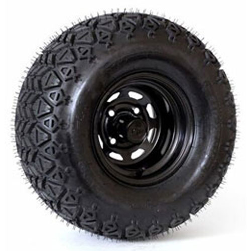 Trail Tire with Black Steel Rim