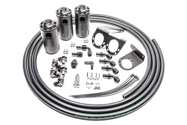 Triple Catch Can Kit for Nissan R35 GT-R