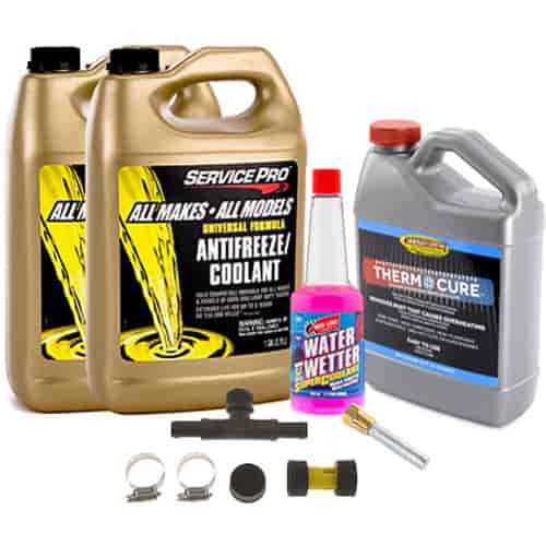 Cooling System Flush and Cool Kit Includes: (1) 12oz Bottle Red Line Water Wetter