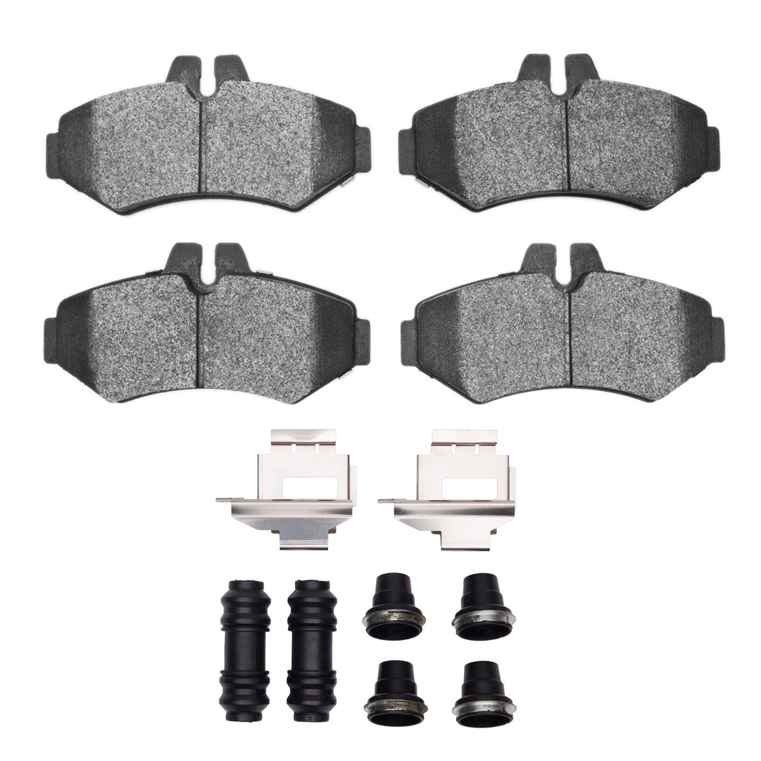Super-Duty Brake Pads & Hardware Kit, 2002-2018 Fits Multiple Makes/Models, Position: Rear Right