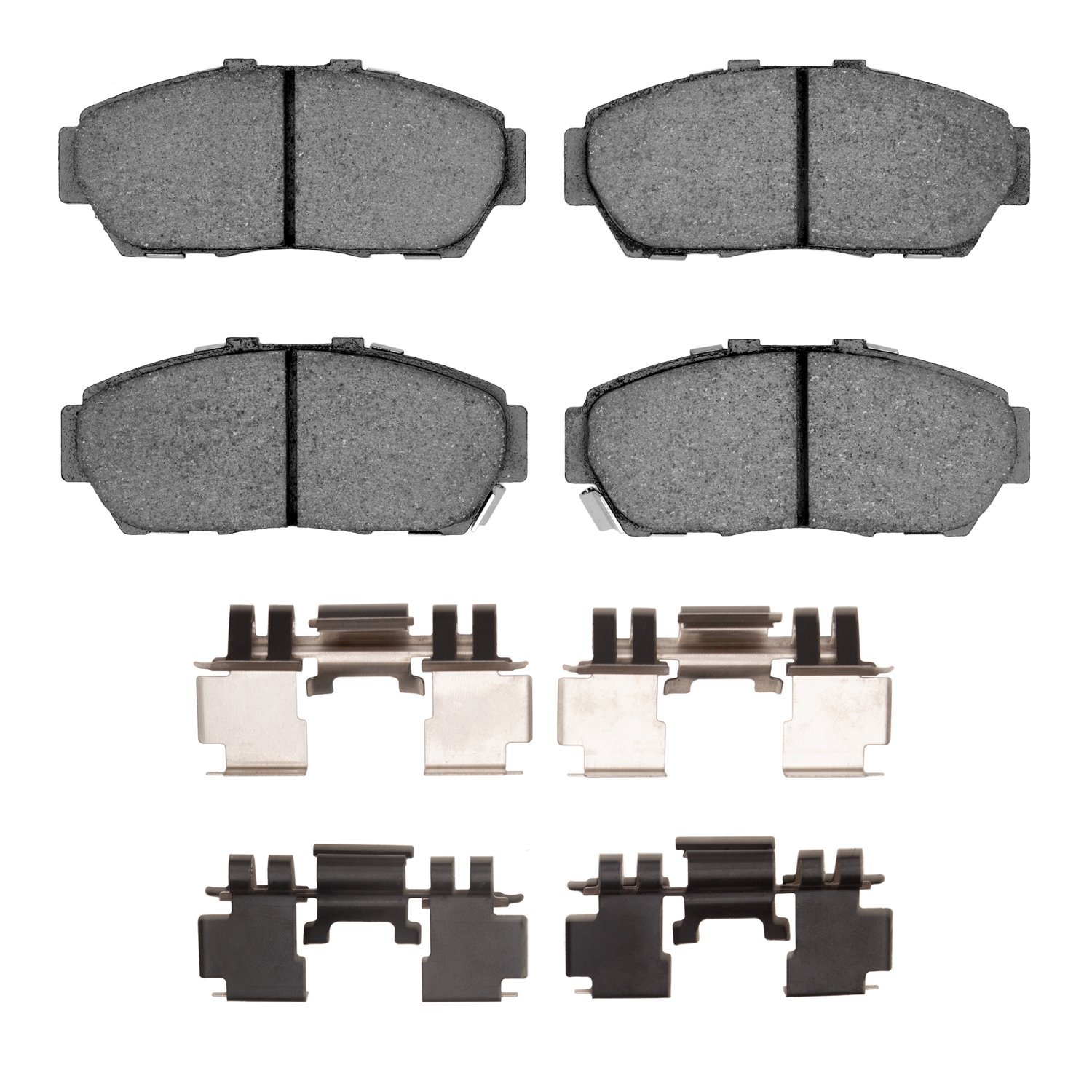 Ceramic Brake Pads & Hardware Kit, 1993-2001 Acura/Honda, Position: Front