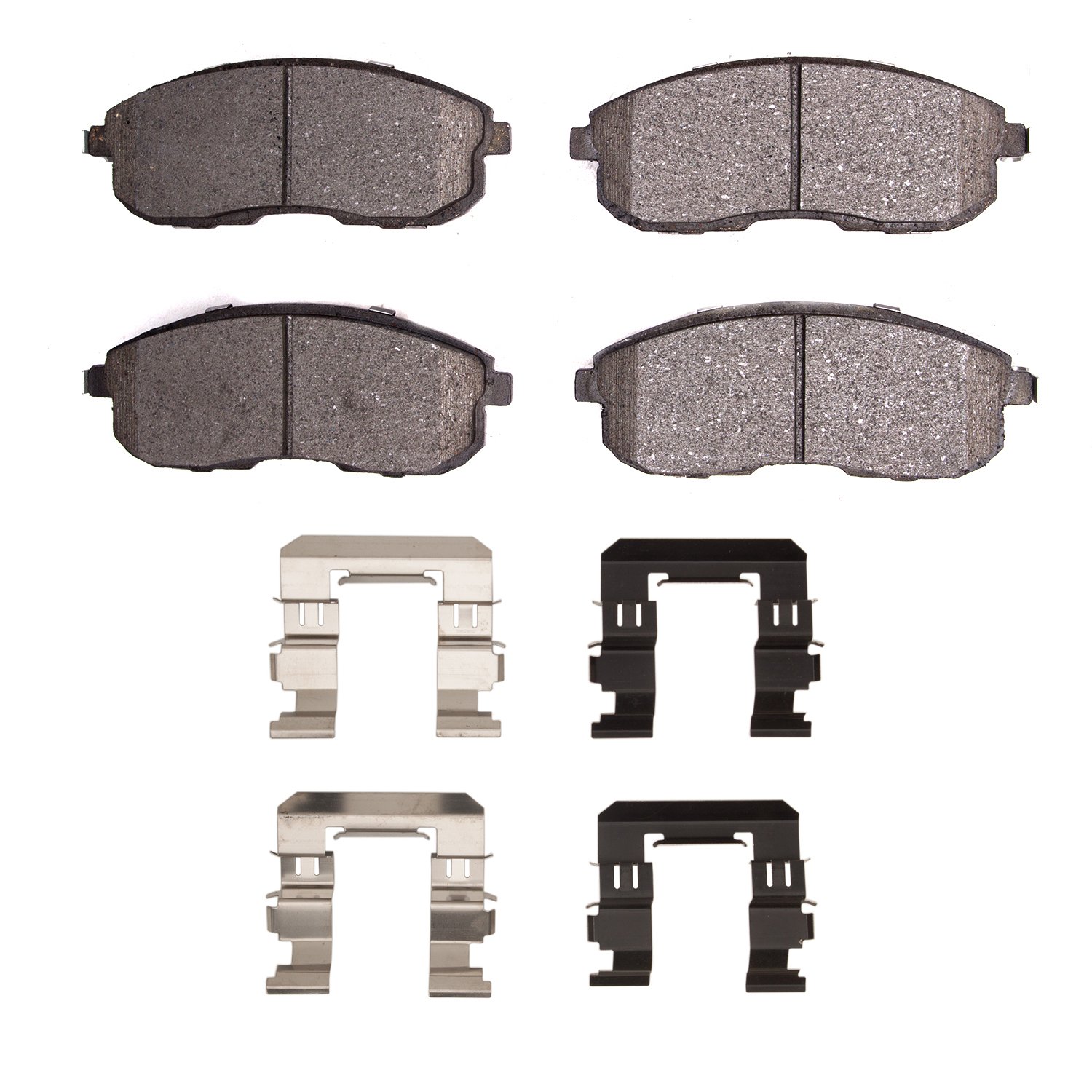 Ceramic Brake Pads & Hardware Kit, 2007-2014 Suzuki,