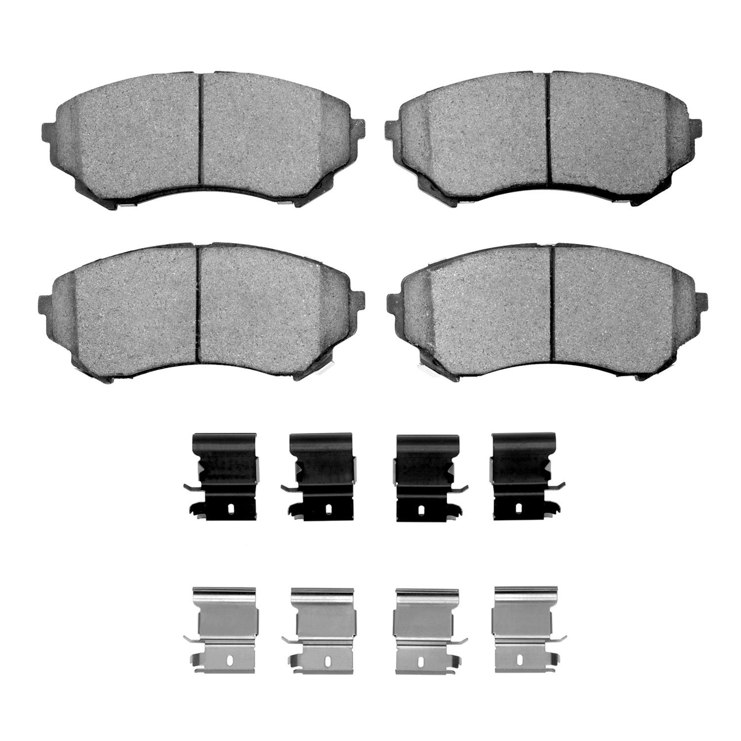 Ceramic Brake Pads & Hardware Kit, 2008-2014 GM, Position: Front