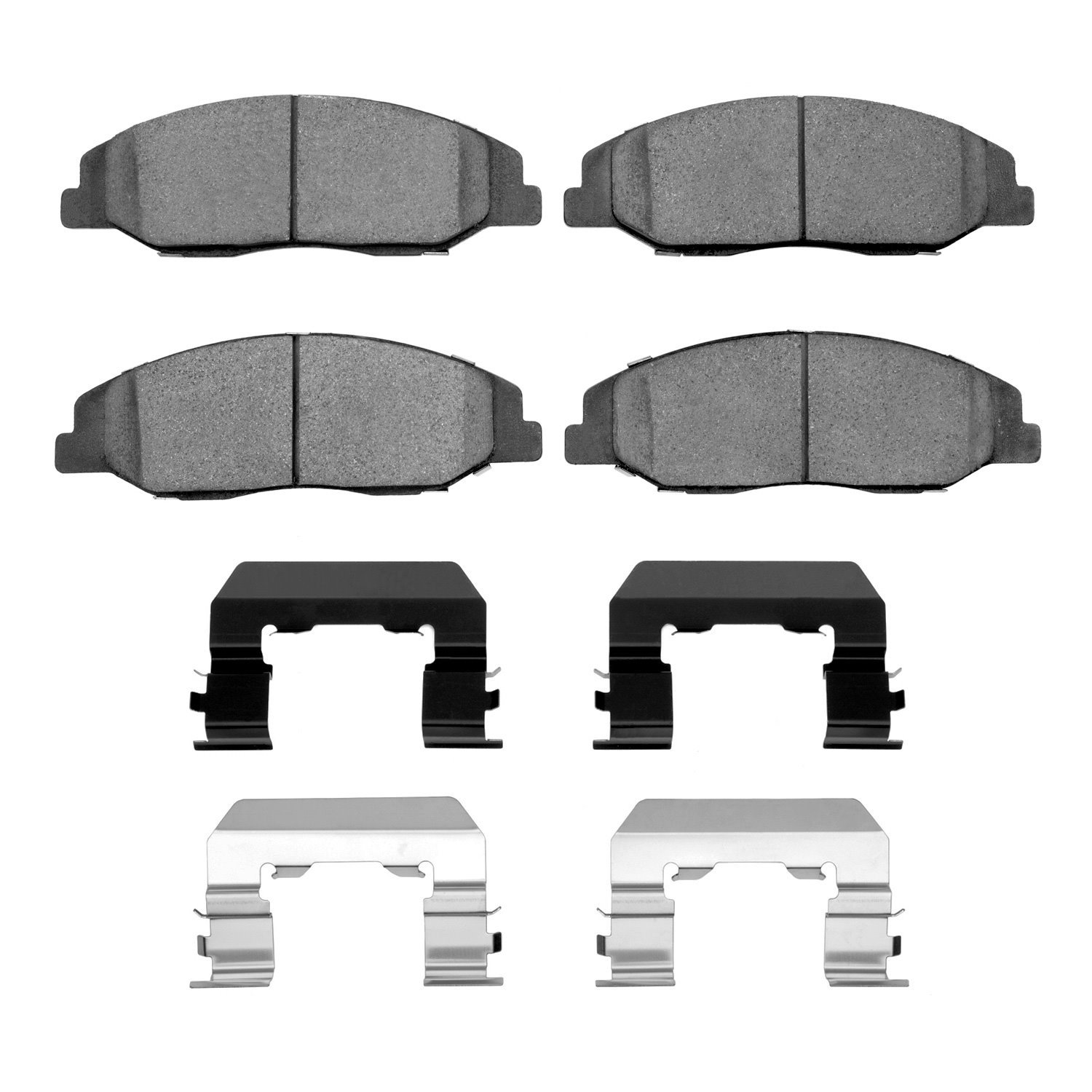 Ceramic Brake Pads & Hardware Kit, 2008-2014 GM, Position: Front