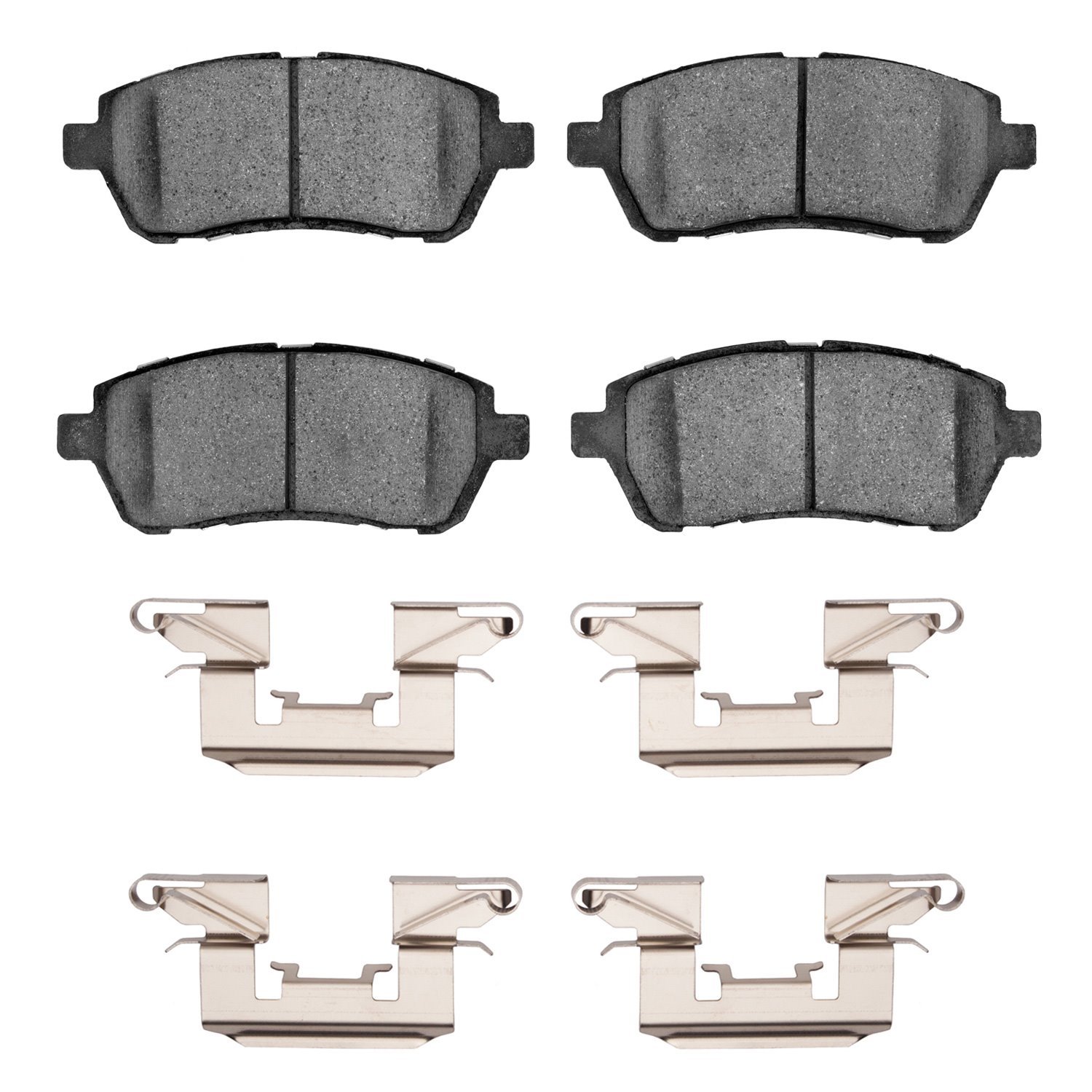 Ceramic Brake Pads & Hardware Kit, 2011-2019 Ford/Lincoln/Mercury/Mazda, Position: Front