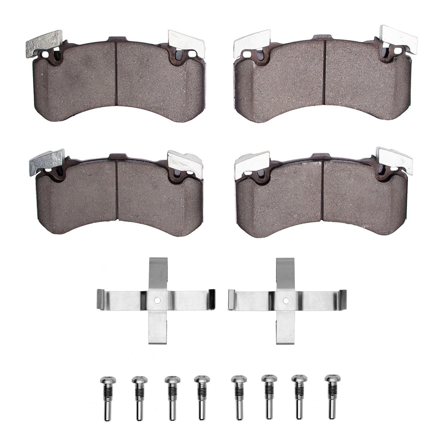 Ceramic Brake Pads & Hardware Kit, 2011-2019 Audi/Porsche/Volkswagen, Position: Front