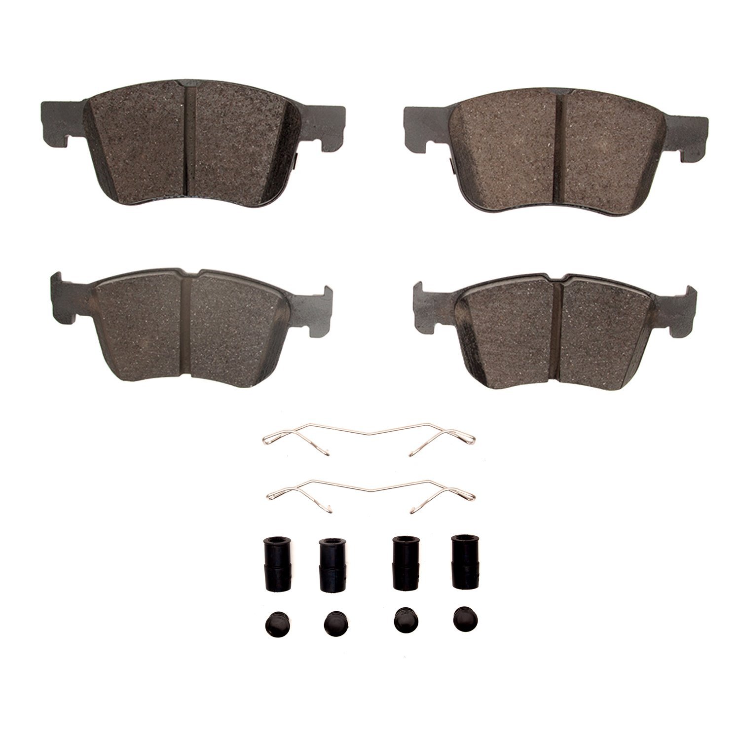 Ceramic Brake Pads & Hardware Kit, Fits Select Ford/Lincoln/Mercury/Mazda, Position: Front