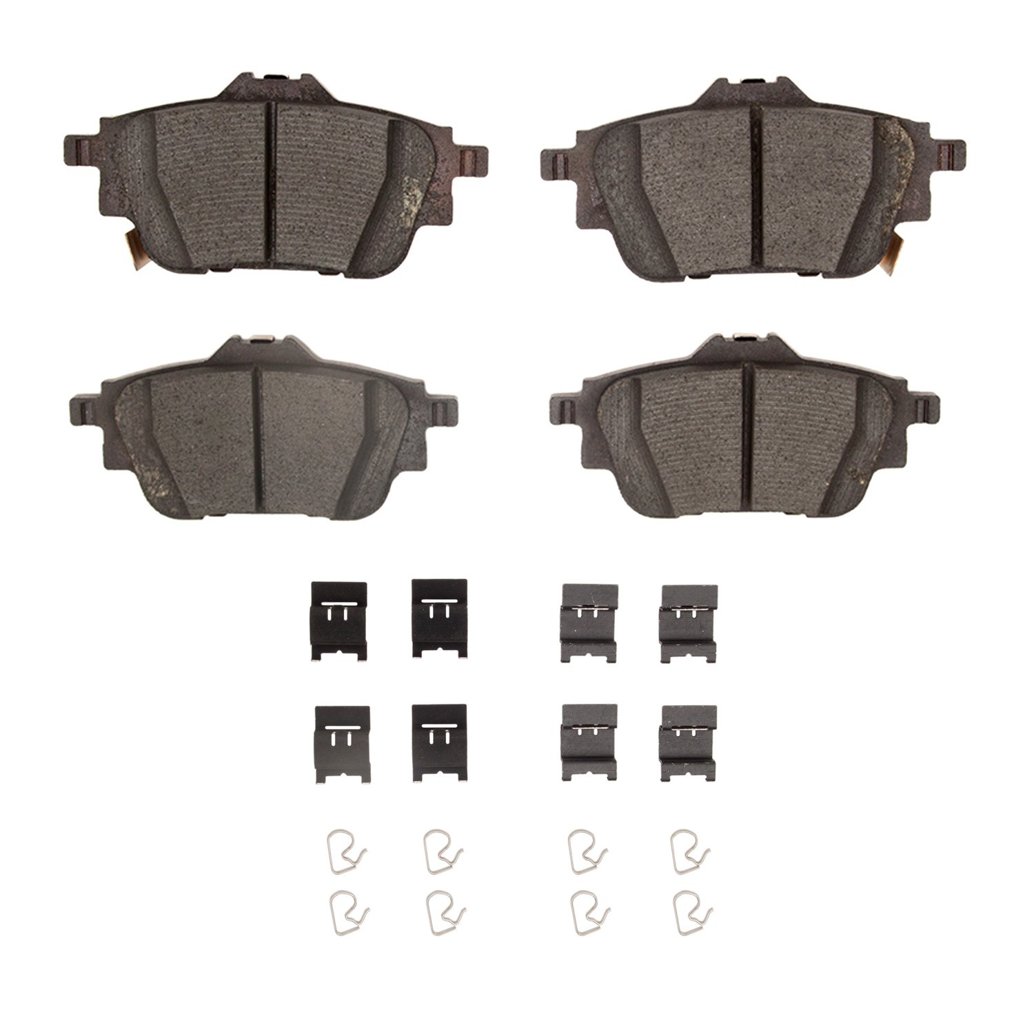 Ceramic Brake Pads & Hardware Kit, Fits Select