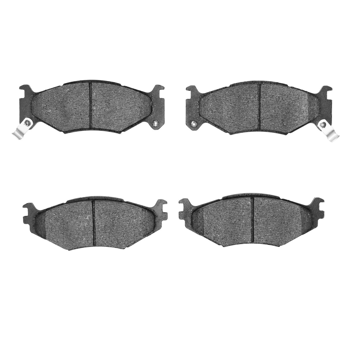 Semi-Metallic Brake Pads, 1991-1995 Mopar, Position: Front