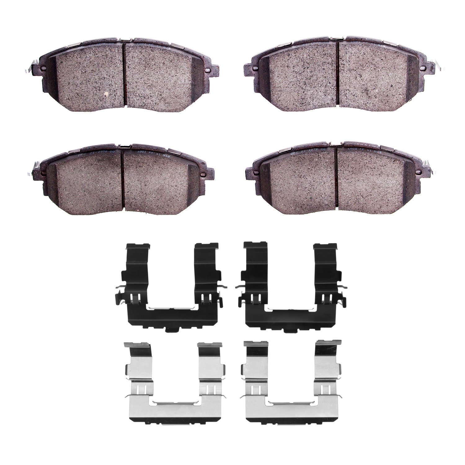 Semi-Metallic Brake Pads & Hardware Kit, 2015-2015 Subaru, Position: Front