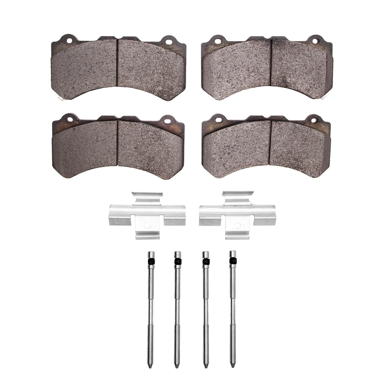 Semi-Metallic Brake Pads & Hardware Kit, 2009-2021 Infiniti/Nissan, Position: Front