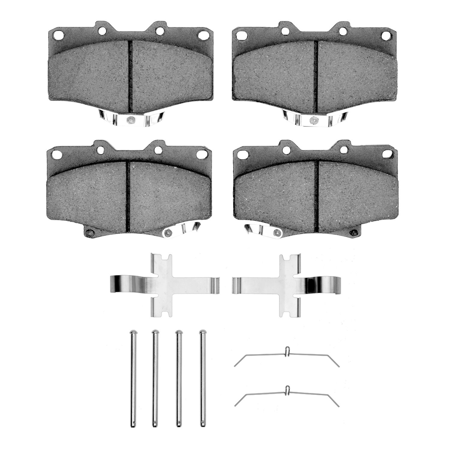 Performance Off-Road/Tow Brake Pads & Hardware Kit, 1991-1998 Lexus/Toyota/Scion, Position: Front