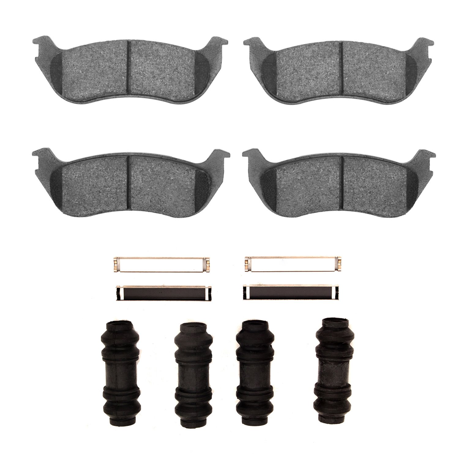 Performance Off-Road/Tow Brake Pads & Hardware Kit, 2002-2005 Ford/Lincoln/Mercury/Mazda, Position: Rear