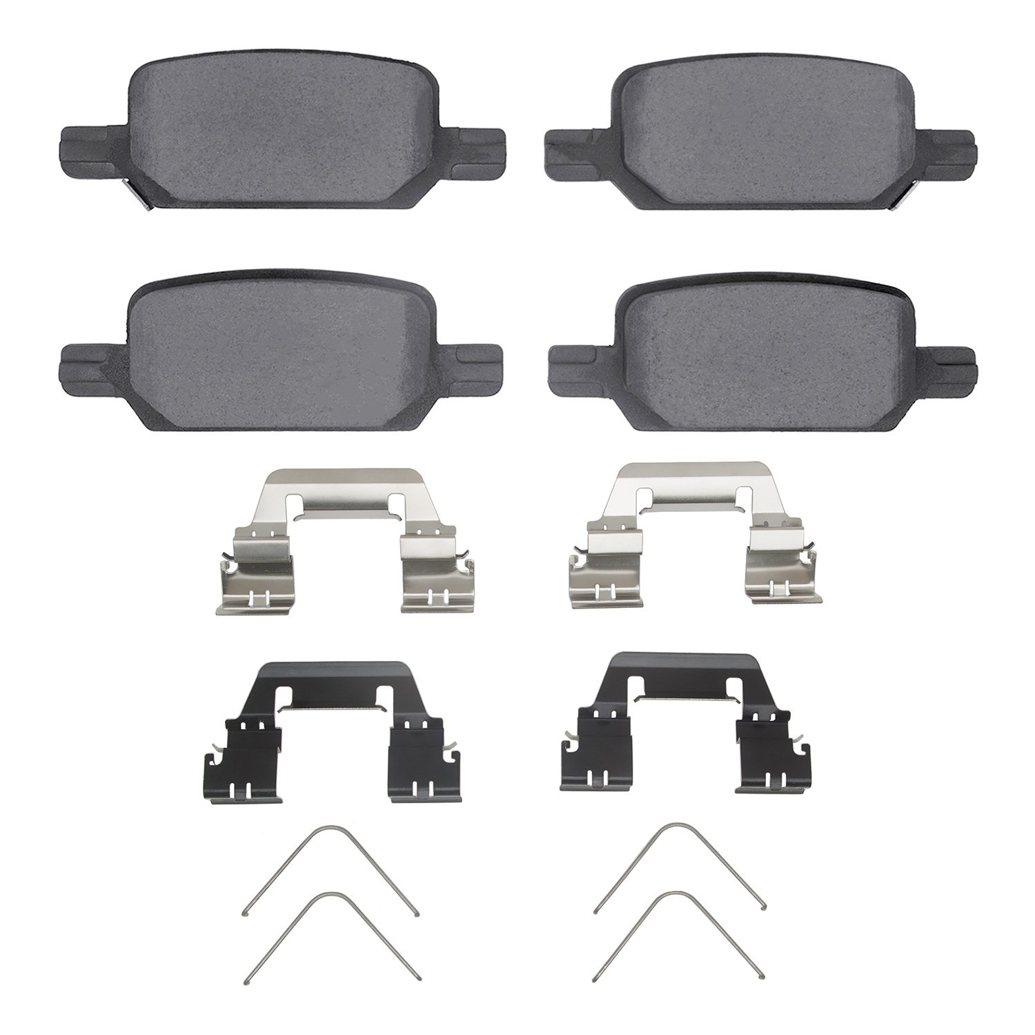 Performance Off-Road/Tow Brake Pads & Hardware Kit, Fits Select GM, Position: Rear