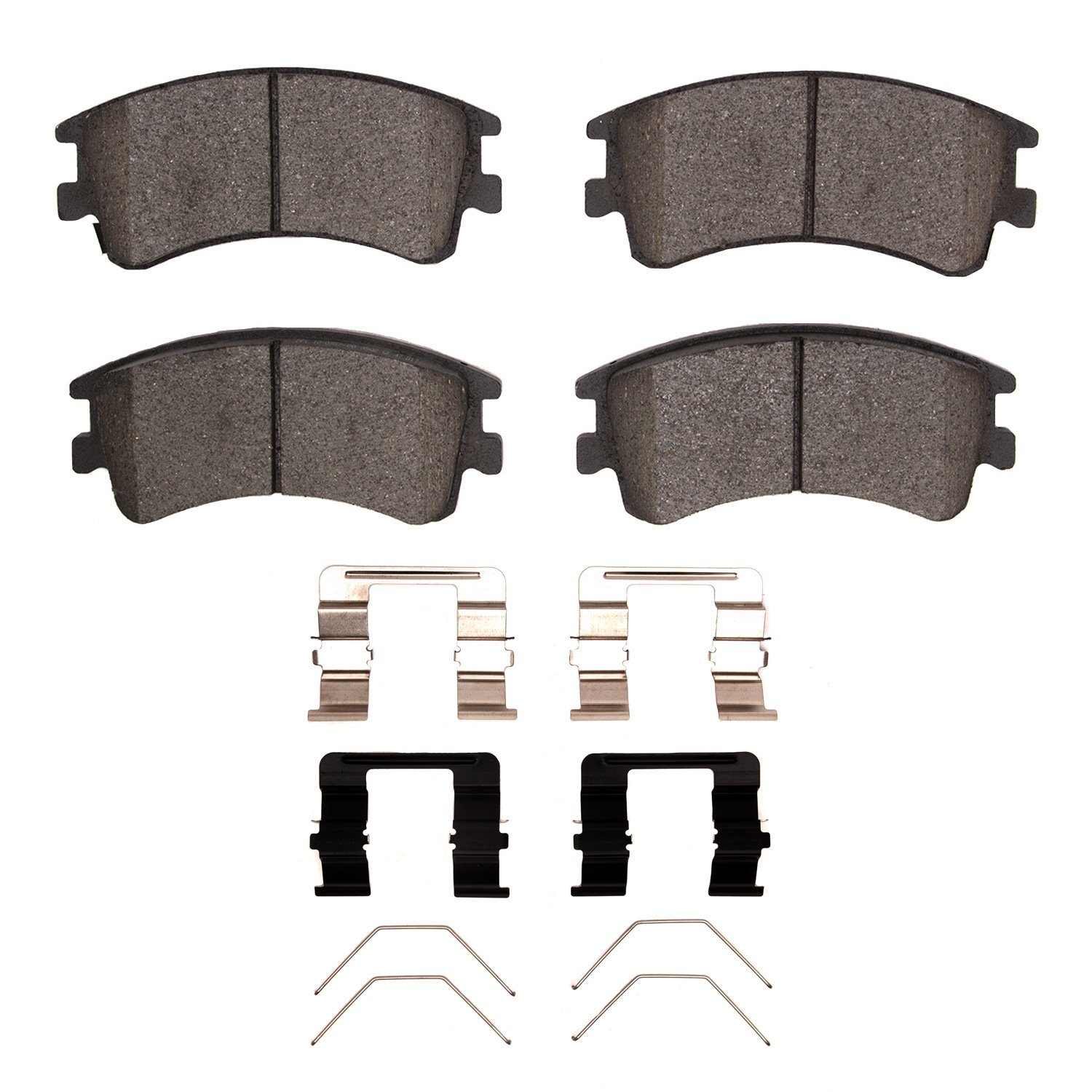 Optimum OE Brake Pads & Hardware Kit, 2003-2005 Ford/Lincoln/Mercury/Mazda, Position: Front