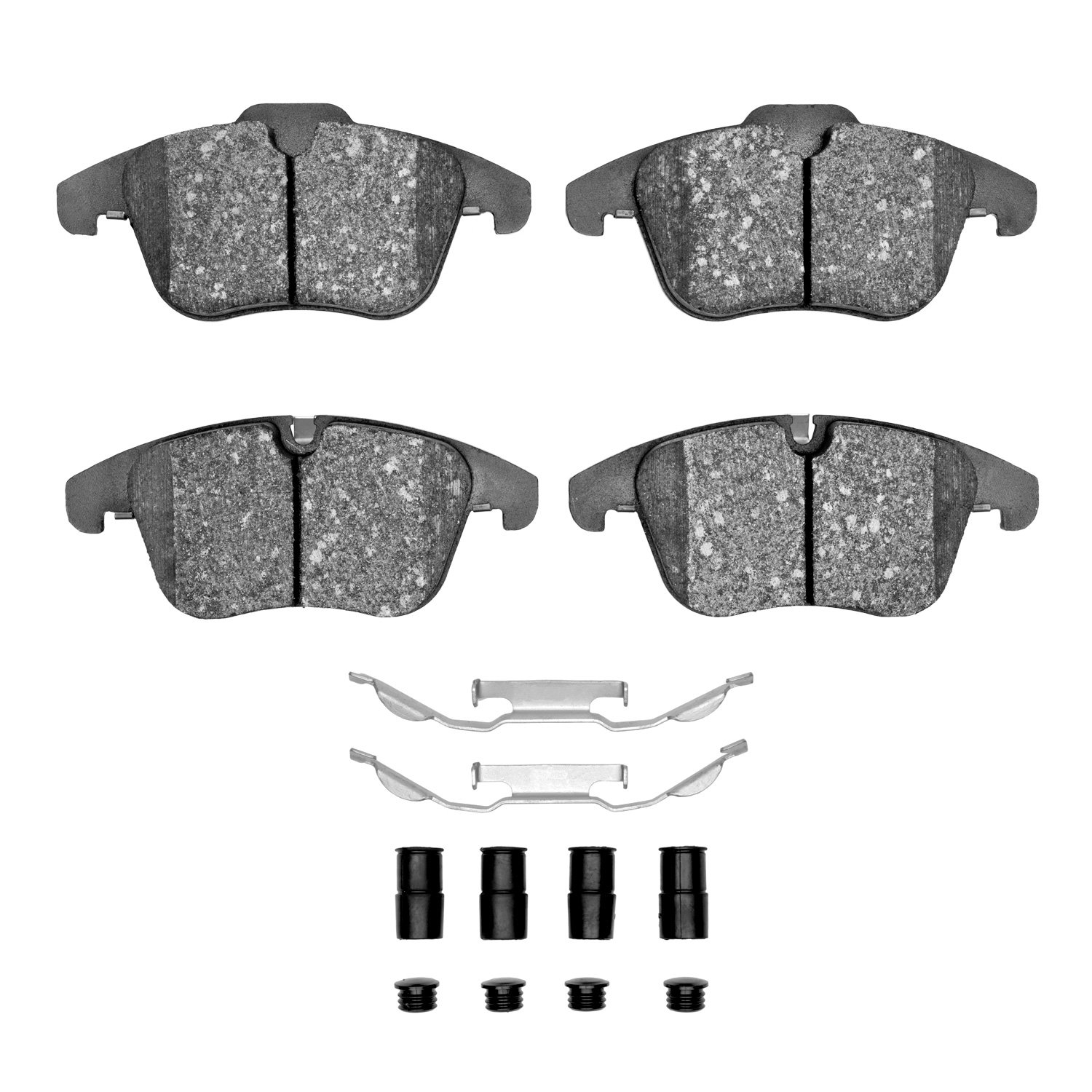 Optimum OE Brake Pads & Hardware Kit, 2006-2018 Fits Multiple Makes/Models, Position: Front