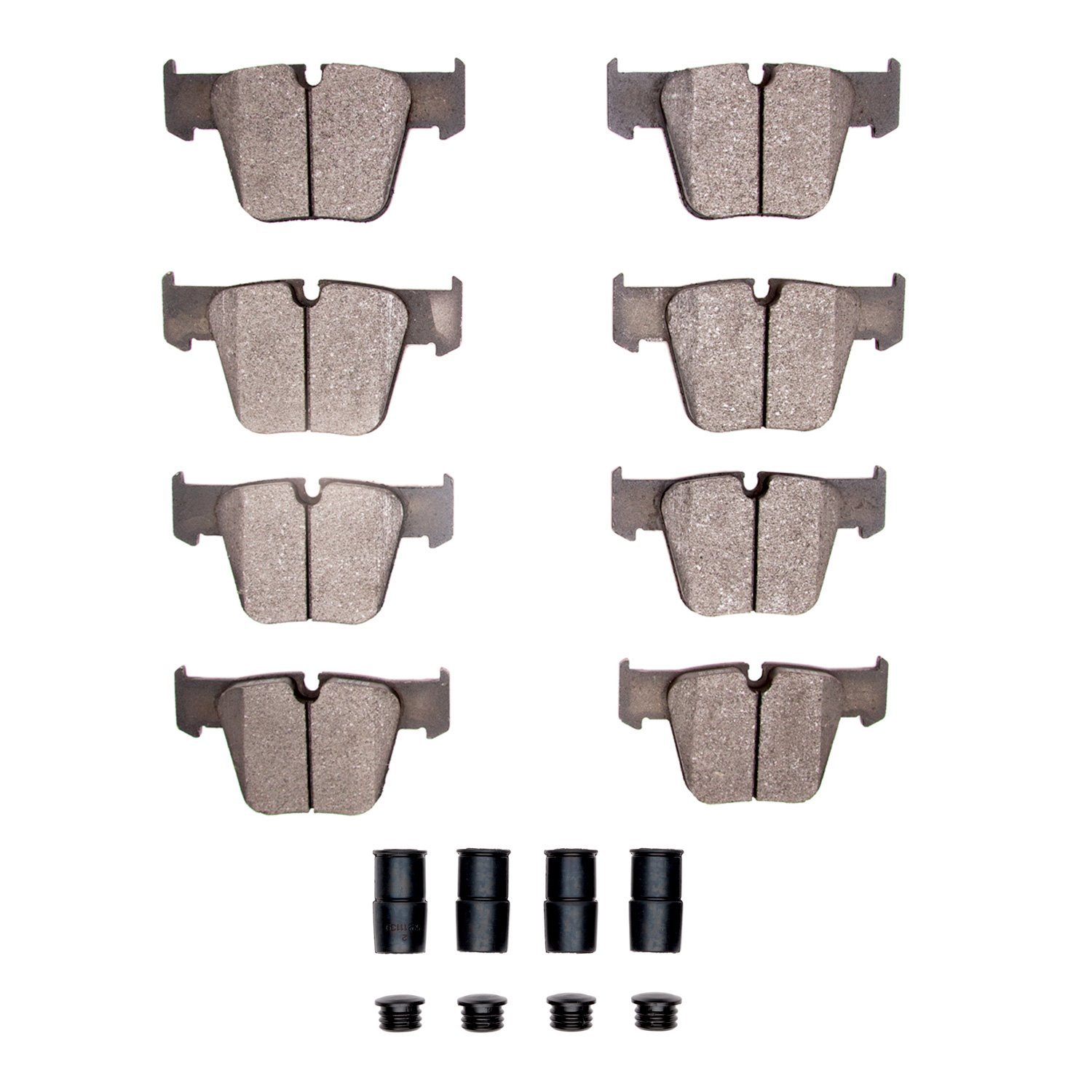 Optimum OE Brake Pads & Hardware Kit, 2007-2014 Mercedes-Benz, Position: Front