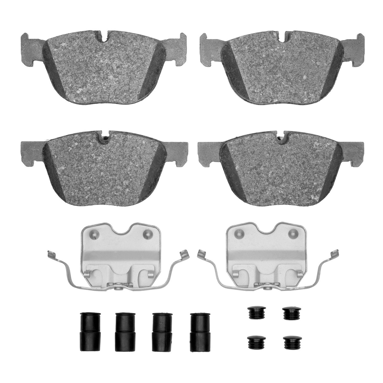 Optimum OE Brake Pads & Hardware Kit, 2014-2019 BMW, Position: Front