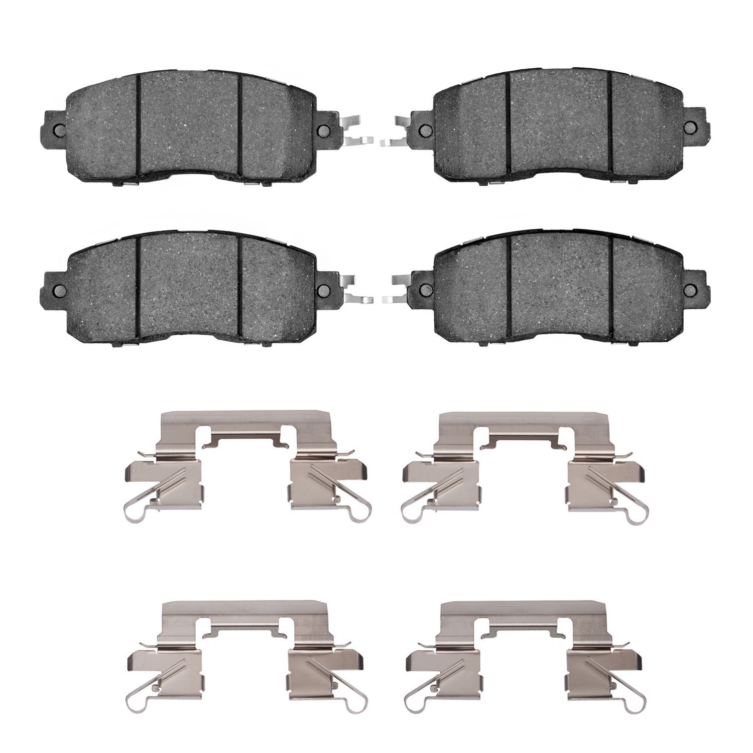 Optimum OE Brake Pads & Hardware Kit, Fits Select Infiniti/Nissan, Position: Front