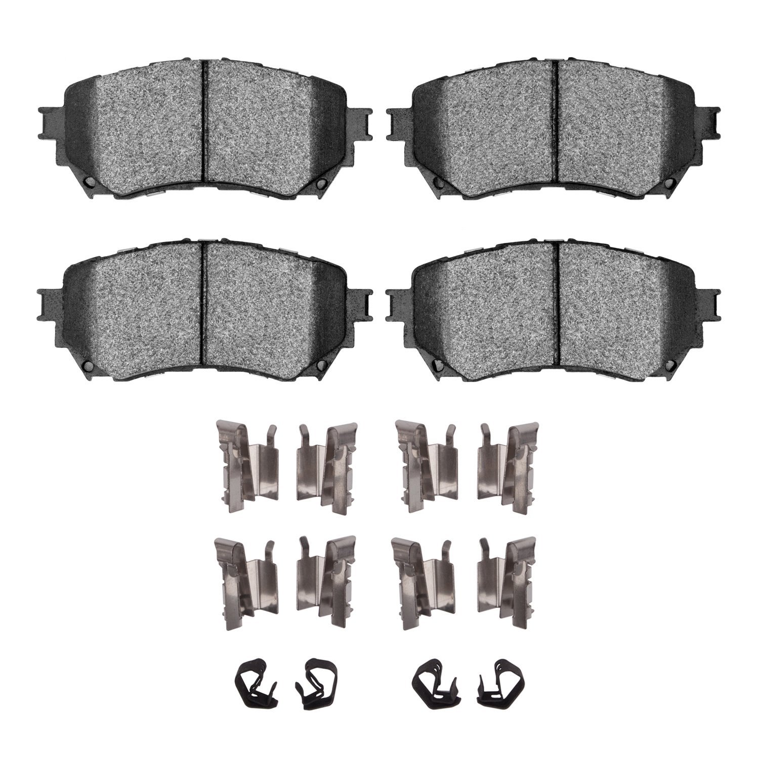 Optimum OE Brake Pads & Hardware Kit, 2014-2021 Ford/Lincoln/Mercury/Mazda, Position: Front