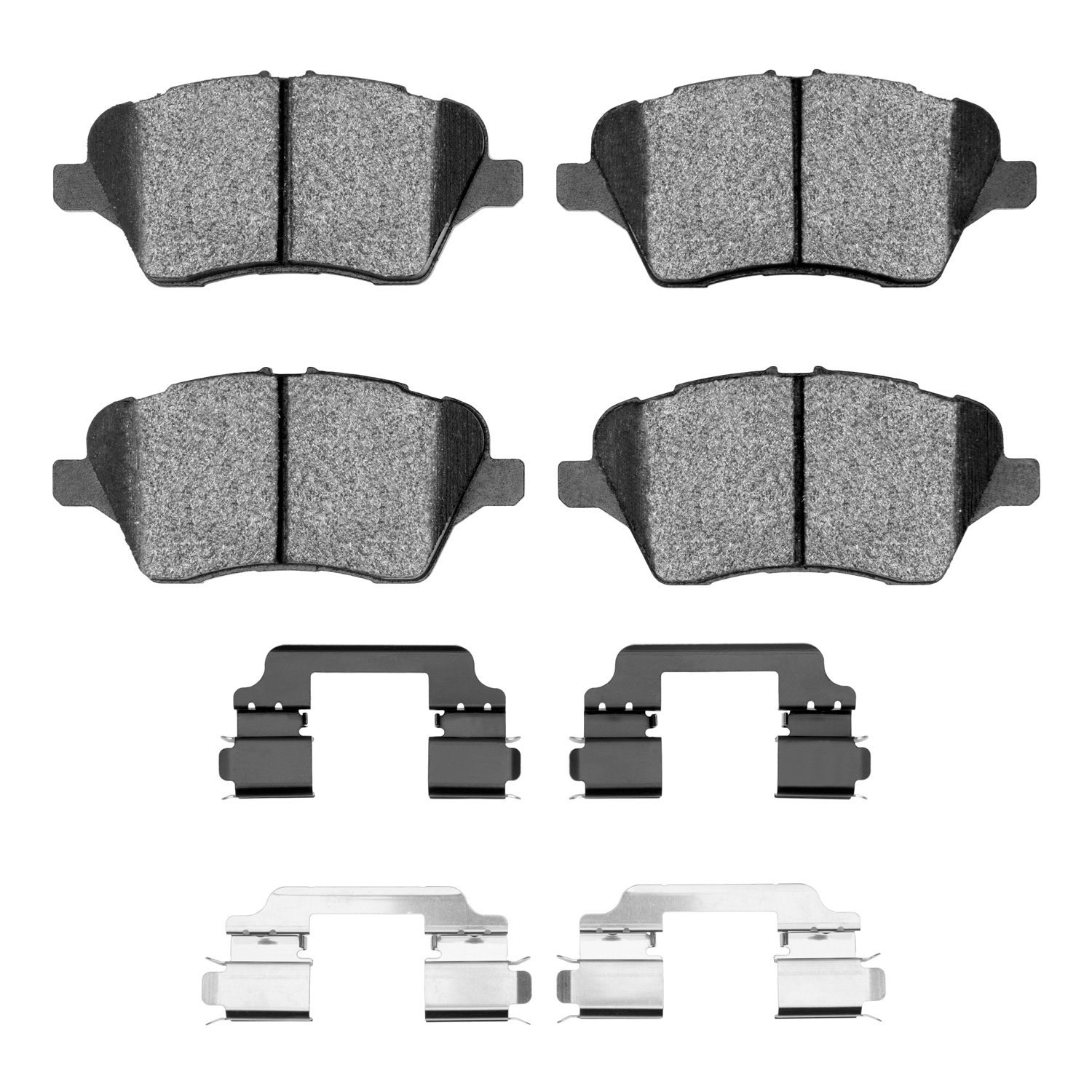 Optimum OE Brake Pads & Hardware Kit, 2014-2019 Ford/Lincoln/Mercury/Mazda, Position: Front