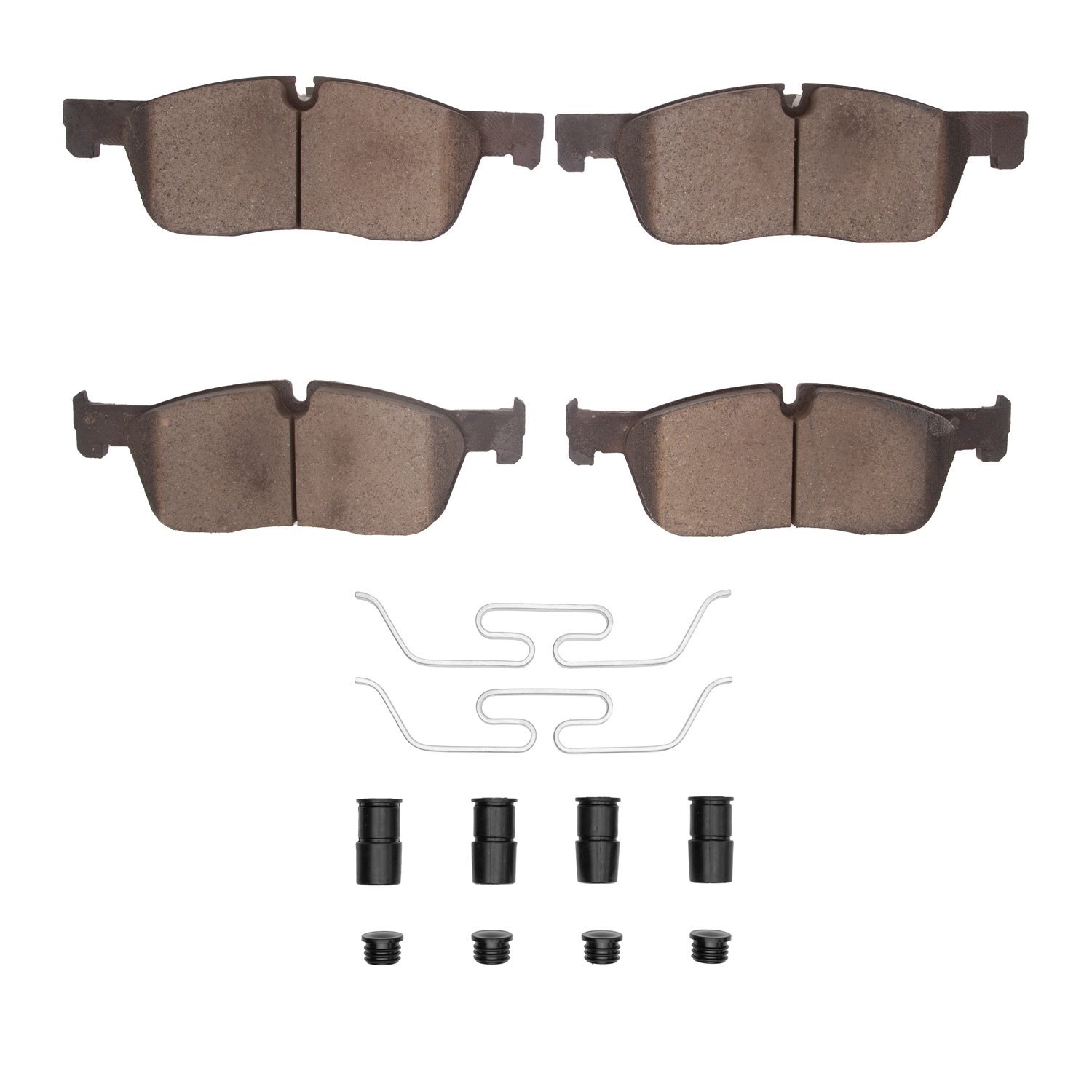 Optimum OE Brake Pads & Hardware Kit, 2015-2019 Fits Multiple Makes/Models, Position: Front