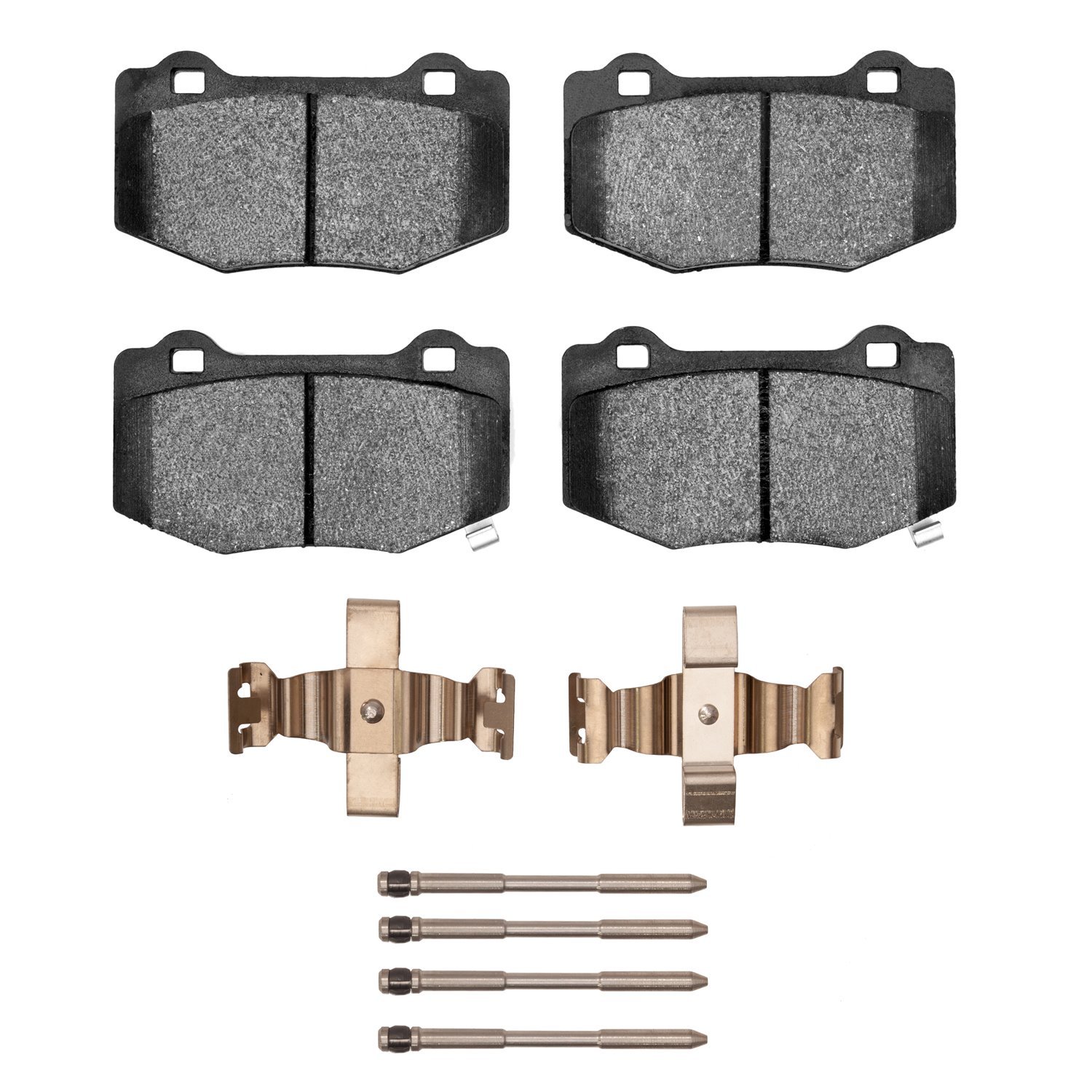 Optimum OE Brake Pads & Hardware Kit, 2016-2020 Ford/Lincoln/Mercury/Mazda, Position: Rear