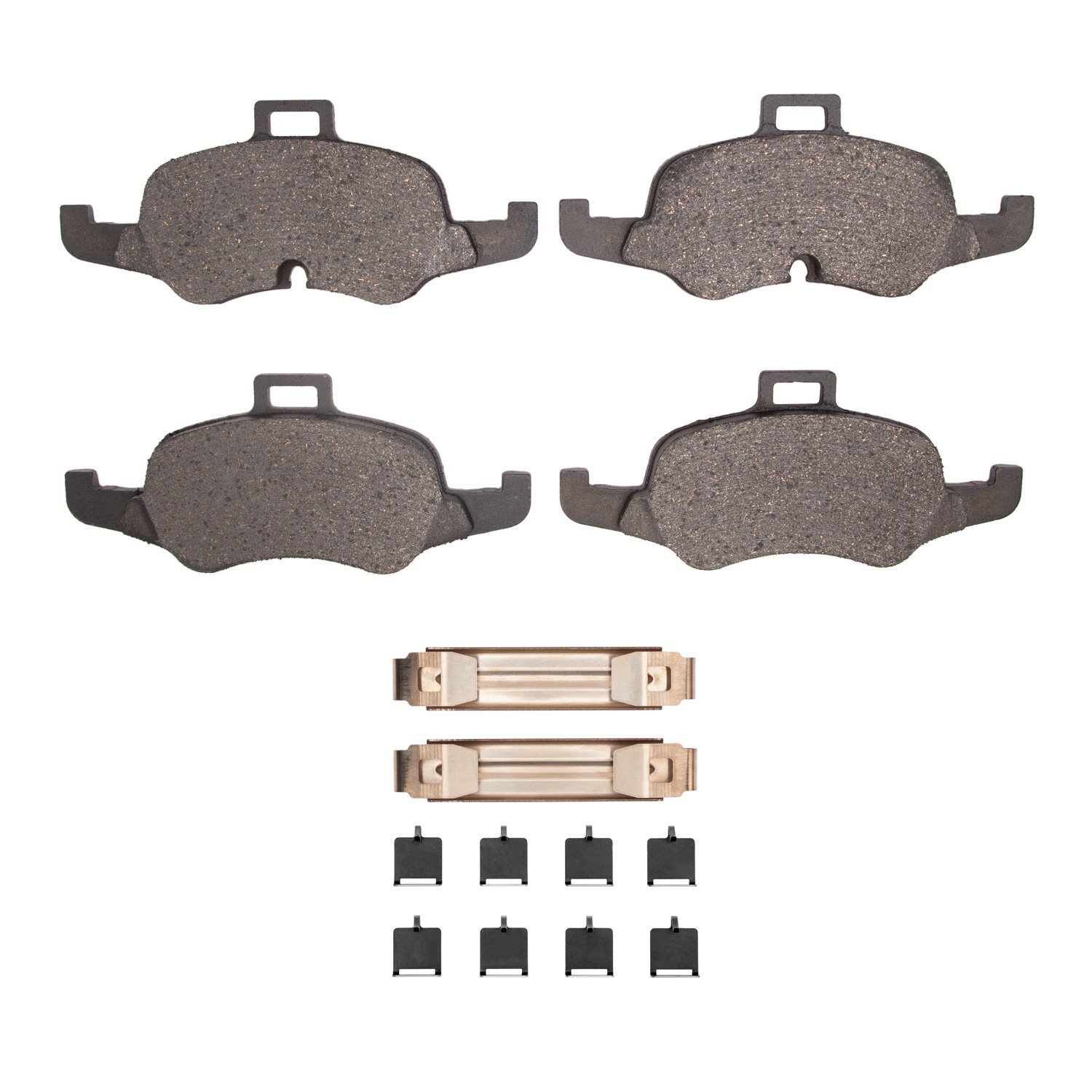 Optimum OE Brake Pads & Hardware Kit, 2016-2018 Audi/Porsche/Volkswagen, Position: Front
