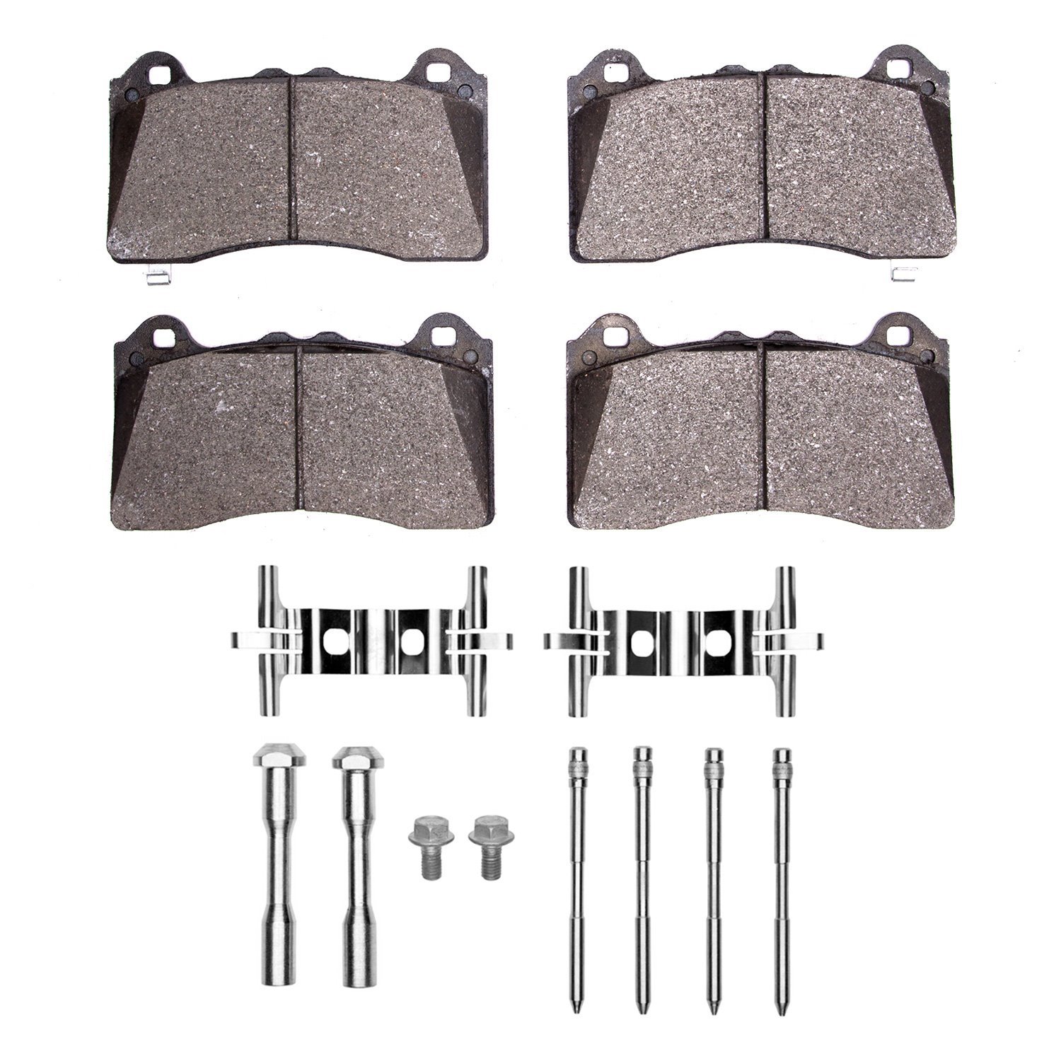 Optimum OE Brake Pads & Hardware Kit, 2016-2018 Ford/Lincoln/Mercury/Mazda, Position: Front