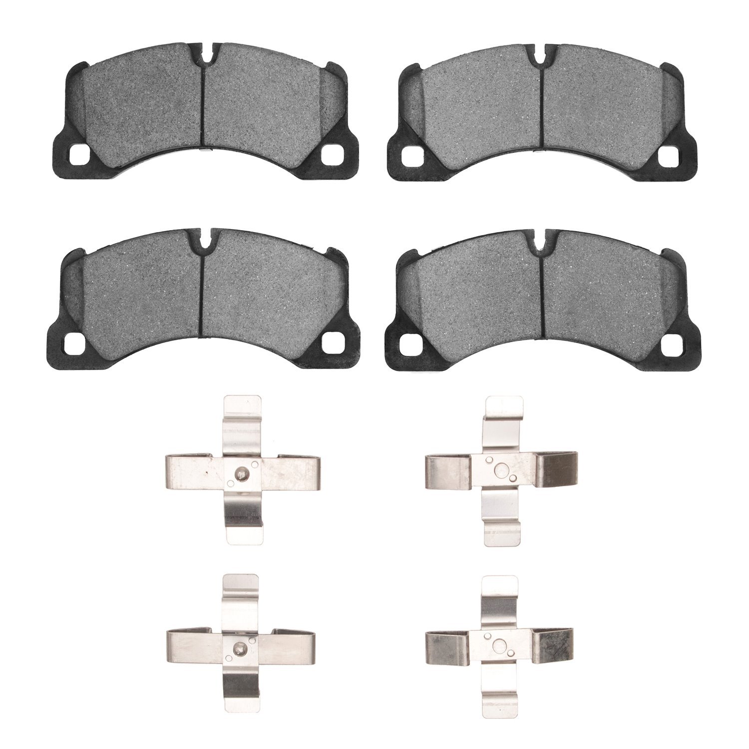 Optimum OE Brake Pads & Hardware Kit, 2008-2021 Audi/Porsche/Volkswagen, Position: Front